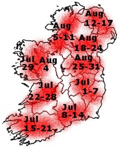 A strict 9 weeks cycling Ireland in July & August